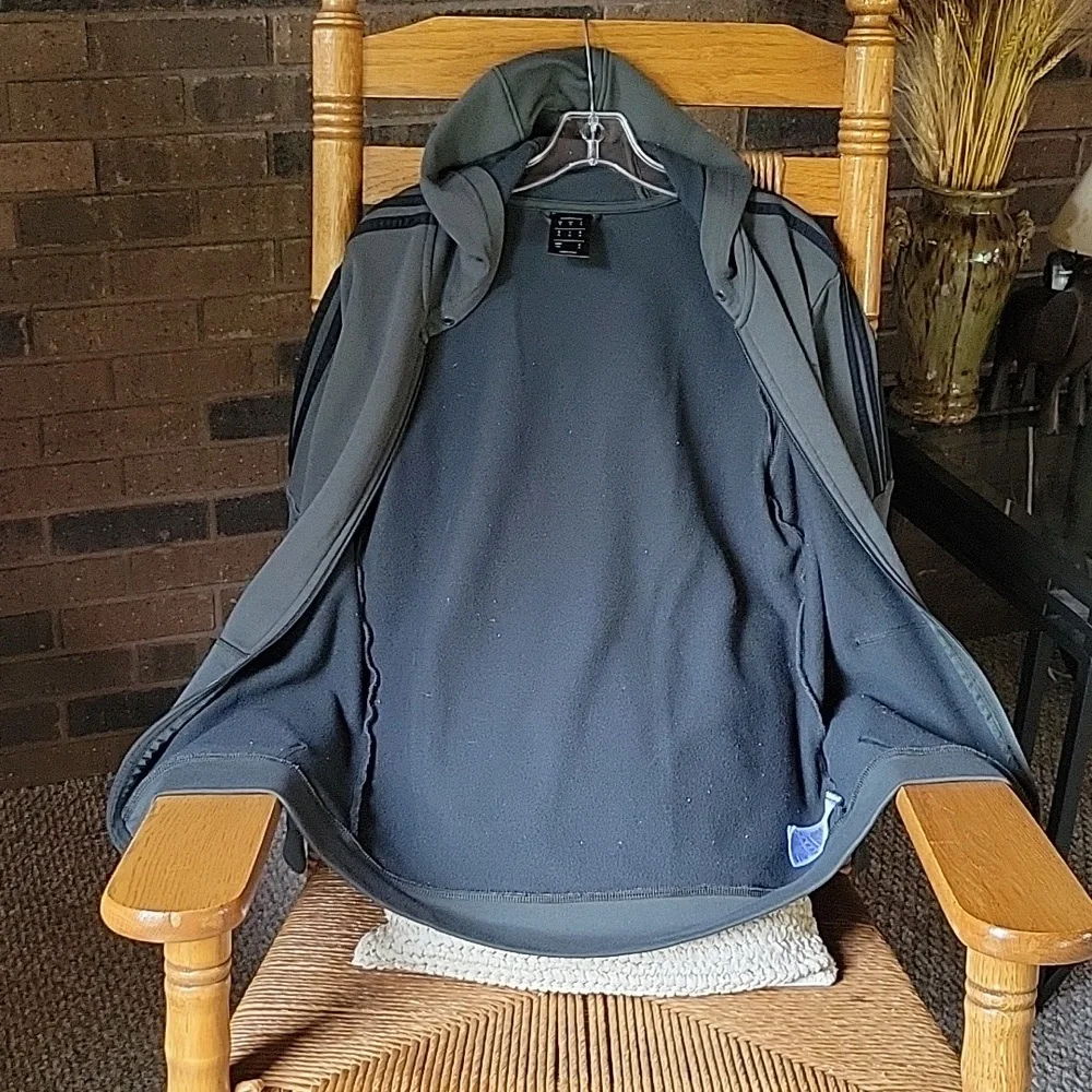 Adidas gray hoodie,  size M